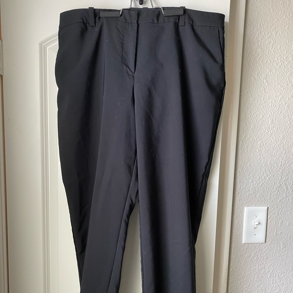 Prologue Straight Leg Black Slacks